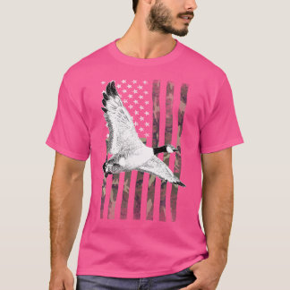 Ganzenjacht Camo Vlag (op de rug) T-shirt