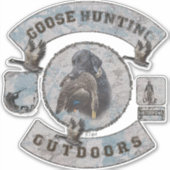 Ganzenjacht Sticker (Voorkant)