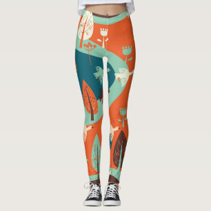 Ganzenwoud:  Natuur Scène Leggings