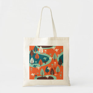 Ganzenwoud: Natuur Scène Tote Bag
