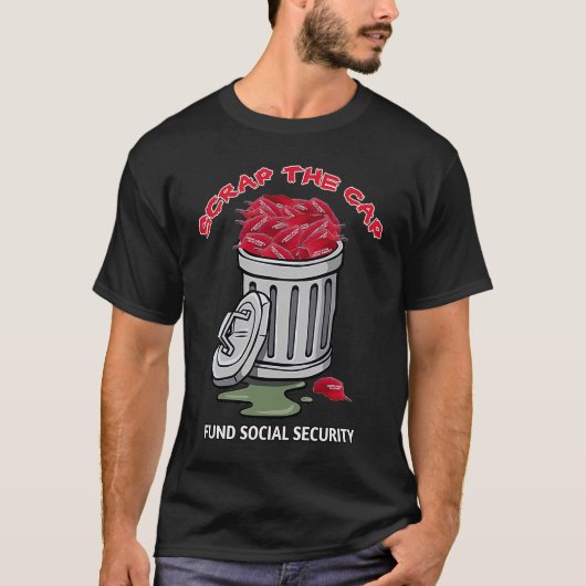 Gap Breid de Uitkeringen van de Sociale Verzekerin T-shirt (Voorkant)