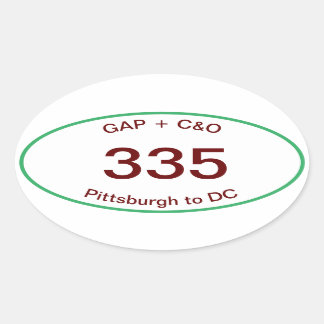 GAP + C&O Canal ovale sticker
