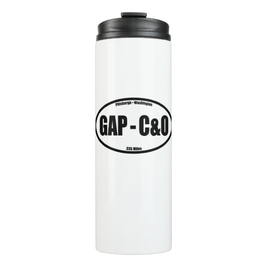GAP - C&O Towpath Oval Thermosbeker (Voorkant)