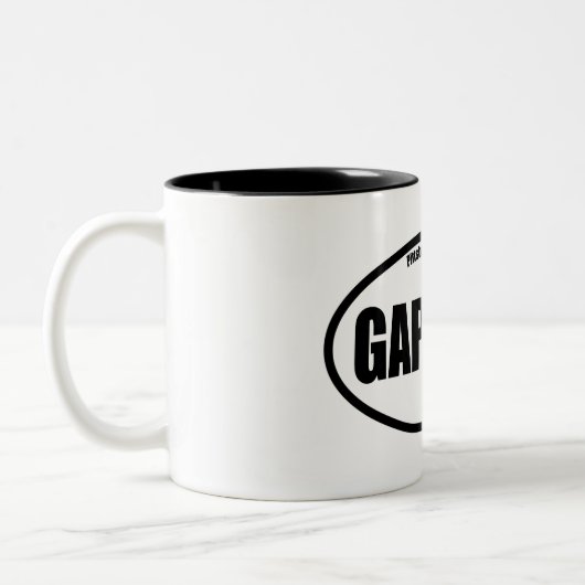 GAP - C&O Towpath Oval Tweekleurige Koffiemok (Links)