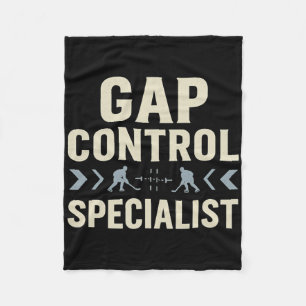 Gap Control Specialist Grappige Hockey Verdediger  Fleece Deken