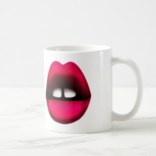 GAP TOOTH GIRL Tasses de café (lèvres roses)