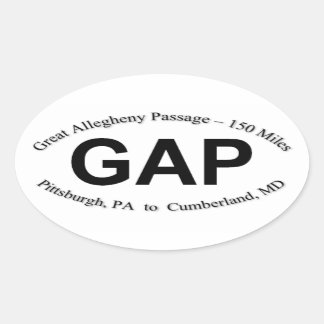 GAP Trail Sticker - Blad van 4 stickers