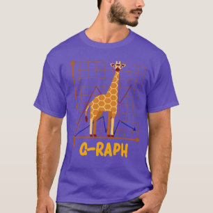 Gaph Funny Giraffe Art Lieve Animal Mannen Women K T-shirt
