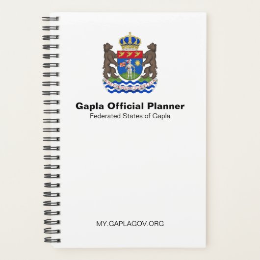 Gapla Officiële Planner (Voorkant)