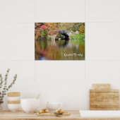 Gapstow Bridge, Central Park, NYC - poster (Keuken)