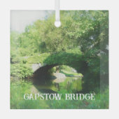 Gapstow Bridge in Central Park Glas Ornament (Voorkant)