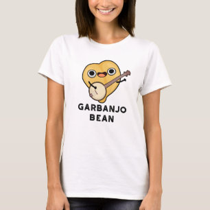 Gar-banjo Bean Funny Garbanzo Banjo Pun T-shirt