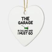 Garage Calling Keramisch Ornament (Links)