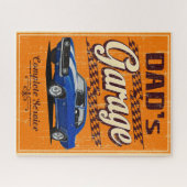 Garage Camaro van Oranje vader Legpuzzel (Horizontaal)