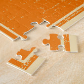 Garage Camaro van Oranje vader Legpuzzel (Zijkant)