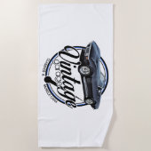 garage Corvette Strandlaken (Voorkant)