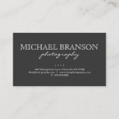 Garage de barrière en métal de carte de visite de (Dos)