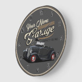 Garage de bâton de rue personnalisé Grande horloge (Angle)