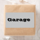 Garage Étiquettes mobiles en gris (En situation)