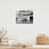 Garage & Filling Station, 1940.  foto Poster (Keuken)