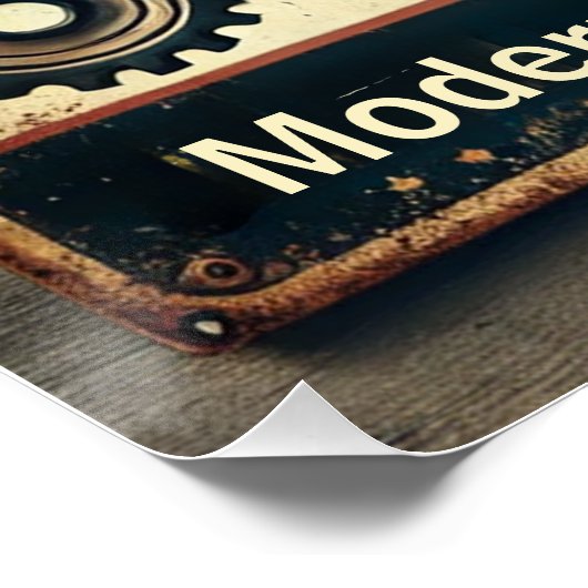 Garage Glossy Poste Perfect Poster (Hoek)