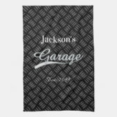 Garage gris classique Serviette graissée de cuisin (Vertical)