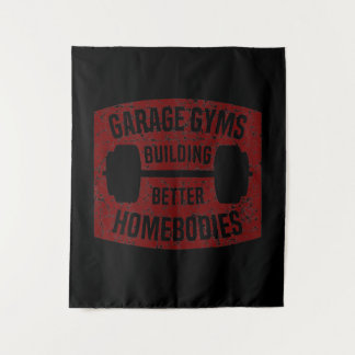 Garage Gyms Gebouw betere homeorganismen Barbell G Wandkleed