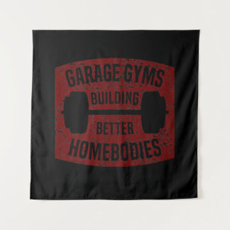 Garage Gyms Gebouw betere homeorganismen Barbell G Wandkleed