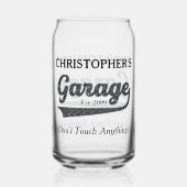 Garage ne touchez pas à quelque chose Drinkware (Verso)