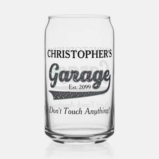 Garage ne touchez pas à quelque chose Drinkware (Verso)