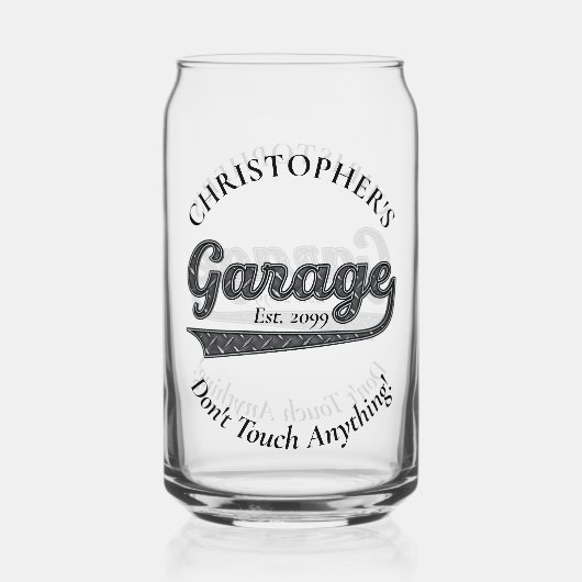 Garage ne touchez pas à quelque chose Drinkware (Recto)