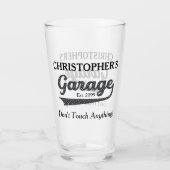 Garage Ne Touchez rien aux verres à pinte de bière (Devant)