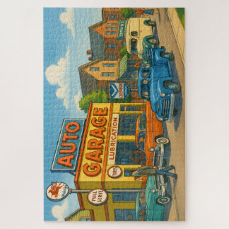 Garage op Main Street Legpuzzel
