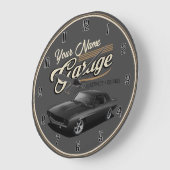 Garage personnalisé Grande horloge (Angle)