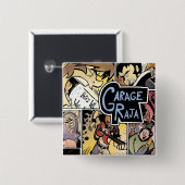 Garage Raja:  Button (Voorkant /achterkant)