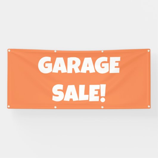 GARAGE SALE! Banner (Horizontaal)