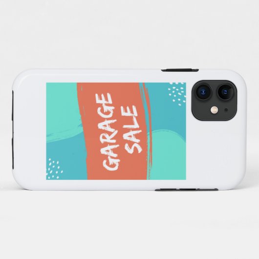 Garage Sale Case-Mate iPhone Case (Achterkant (horizontaal))
