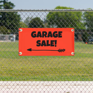 GARAGE SALE! Pijl Banner