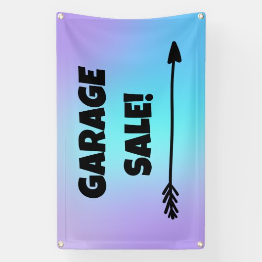 GARAGE SALE! Pijlbanner Spandoek (Verticaal)
