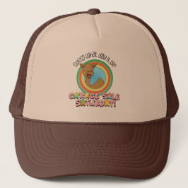 Garage Sale Trucker Hat — Raad eens welke dag het Trucker Pet