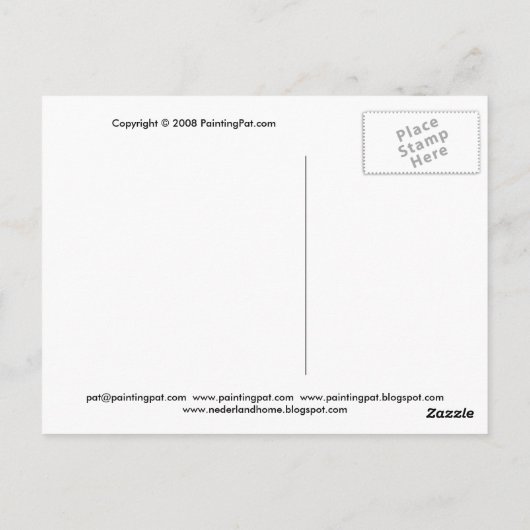 Garage Snyder, carte postale (Dos)