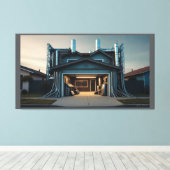 Garage Tech Upgrade canvas print (Insitu (Houten vloer))