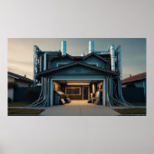 Garage Tech Upgrade matte poster (Voorkant)