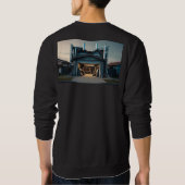 Garage Tech Upgrade men black sweatshirt back (Dos)