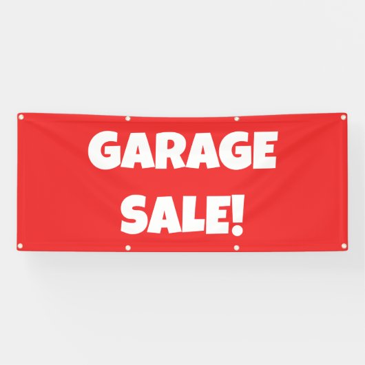GARAGE VENTE ! Banderole (Horizontal)