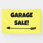 GARAGE VENTE ! Bannière Flèche (Horizontal)