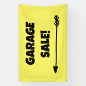 GARAGE VENTE ! Bannière Flèche (Verticale)