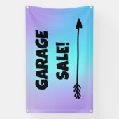 GARAGE VENTE ! Bannière Flèche (Verticale)