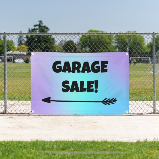 GARAGE VENTE ! Bannière Flèche (Insitu)