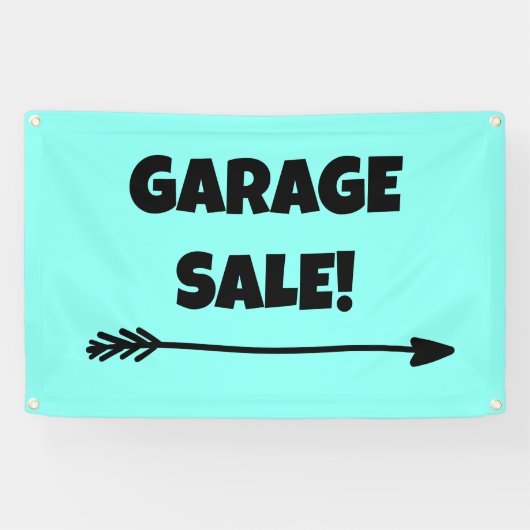 GARAGE VENTE ! Bannière Flèche (Horizontal)